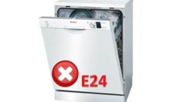 Fejlfinding e24 i opvaskemaskinen